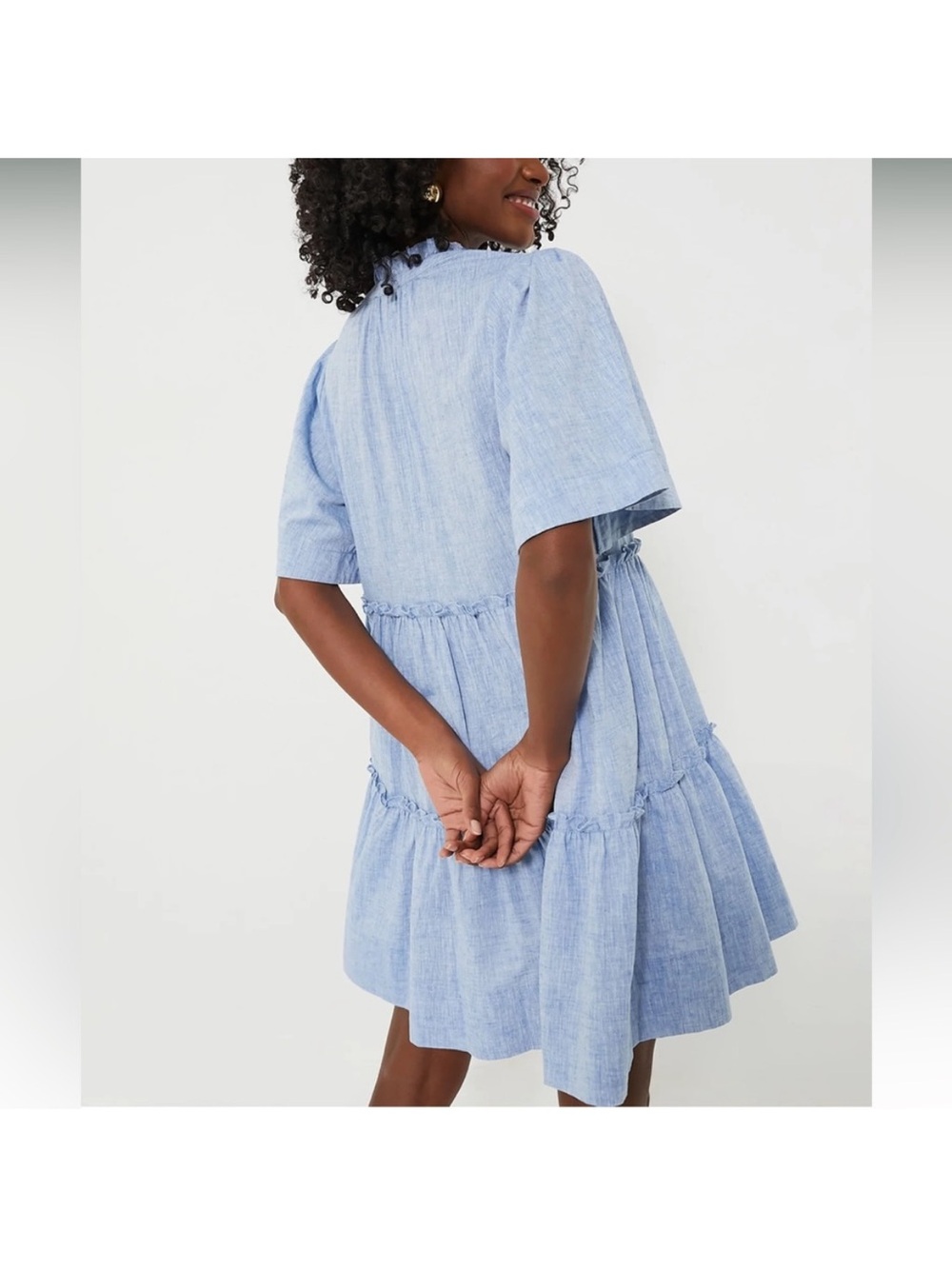 JY26 Tuckernuck Chambray Crawford Dress - Picture 2 of 10
